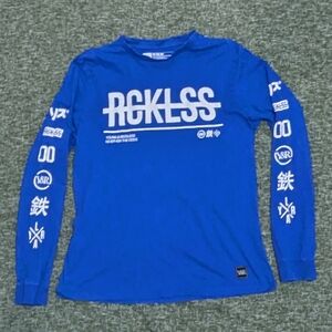 Young & Reckless Blue Long Sleeve Tee